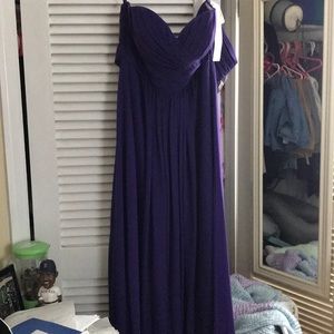 Bill levkoff long chiffon dress never been woren